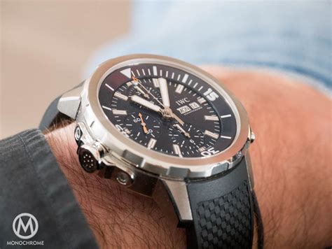 iwc aquatimer chronograph review.